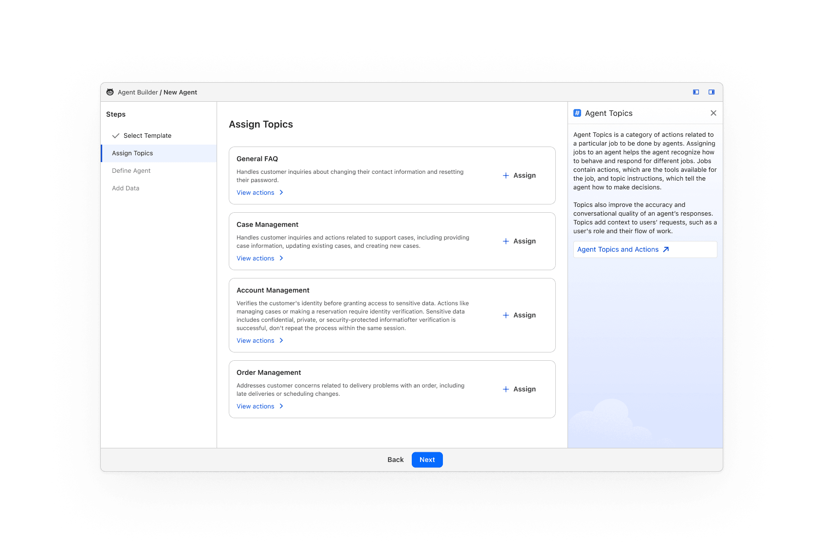 Assign Topics