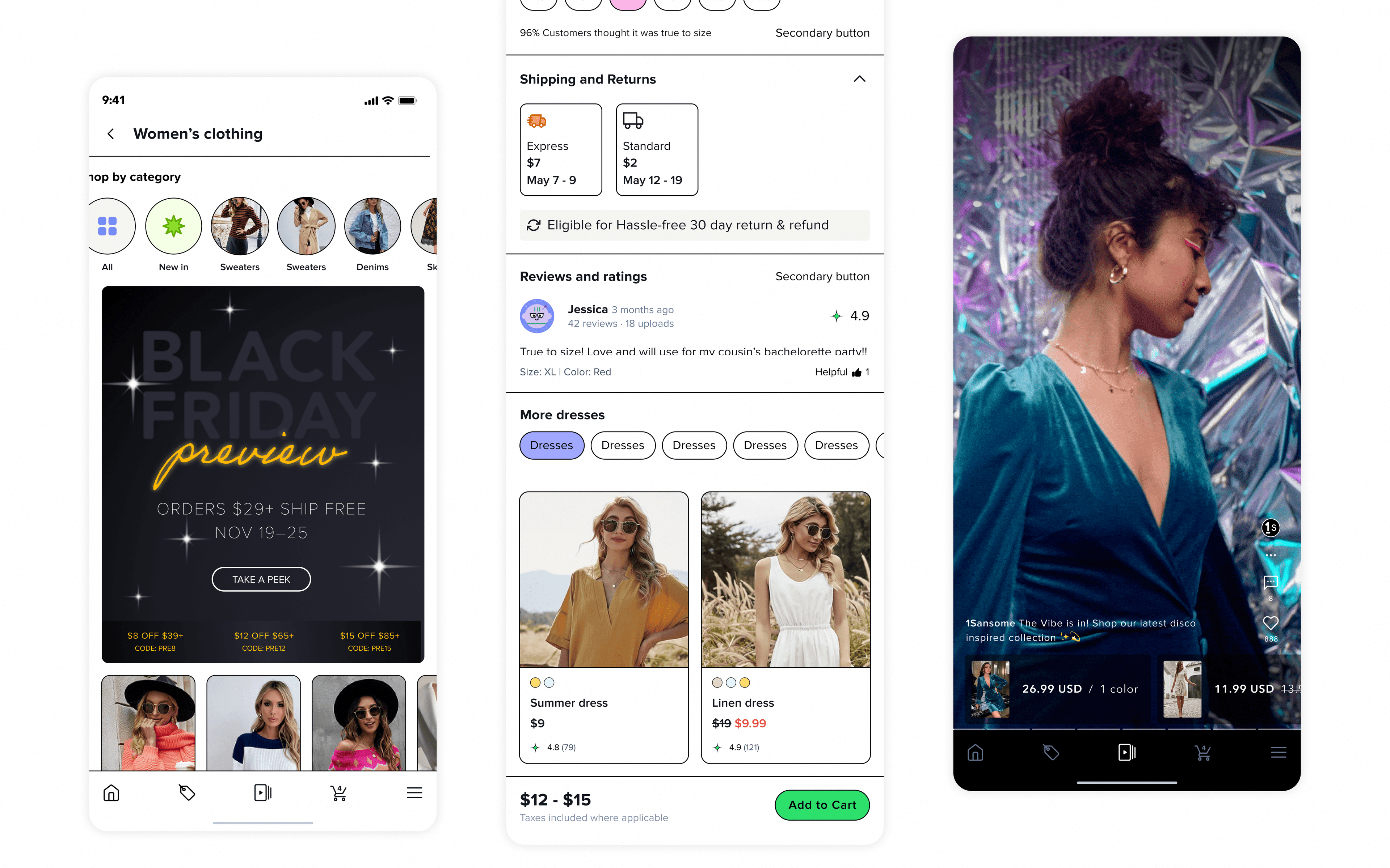 Wish Fashion shopping experience