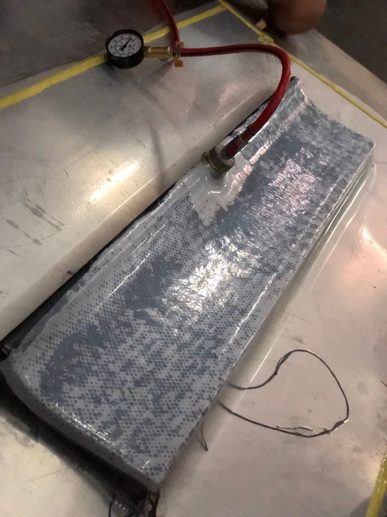 Manufacturing by Vacuum Bag Molding technique